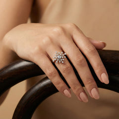 Aurora Strike - Pure Gold Lab Diamond Ring