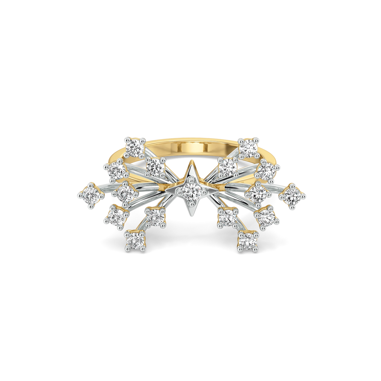 Afterlight Bloom - Pure Gold Lab Diamond Ring