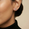 Lukson Twilight Pure Gold Lab Grown Diamond Stud Earrings