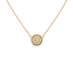 Classic Compass - Lab Diamond Pendant Necklace