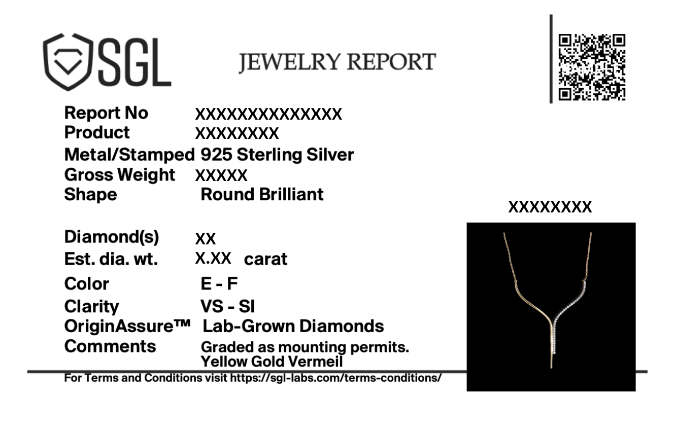Glam Chic - Lab Diamond Necklace