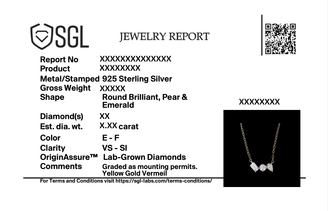 Toi-et-Moi - Lab Diamond Necklace