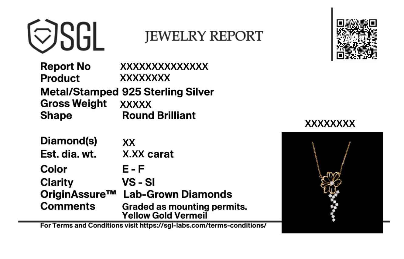 Flora Dewdrops - Lab Diamond Necklace