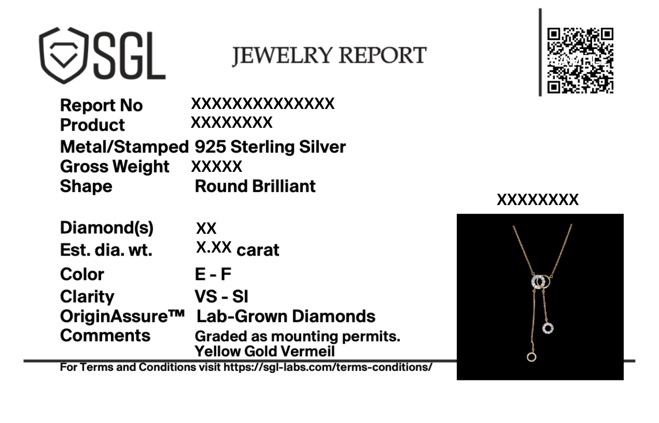 Circle of Dazzle - Lab Diamond Necklace