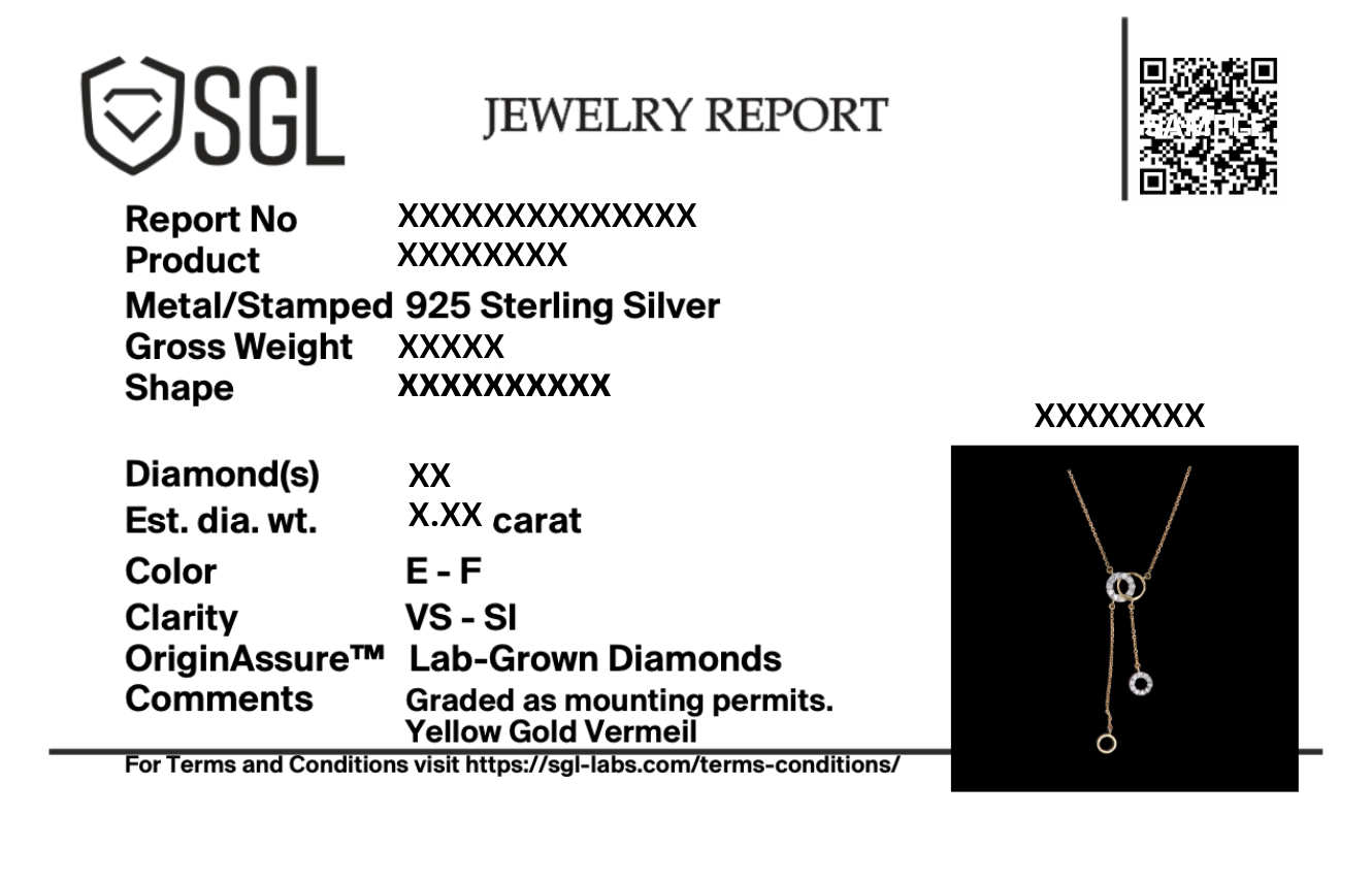 Circle of Dazzle - Lab Diamond Necklace