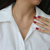 Lukson Love Letter Charm Lab Grown Diamond Necklace
