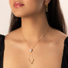 Diamond Arc Lab Grown Diamond Lariat Necklace - Lukson 