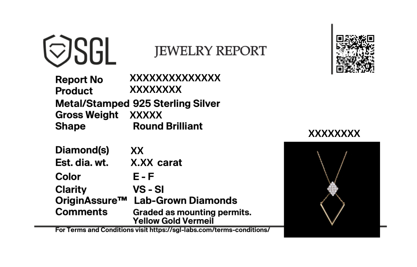 Diamond Arc - Lab Diamond Lariat Necklace