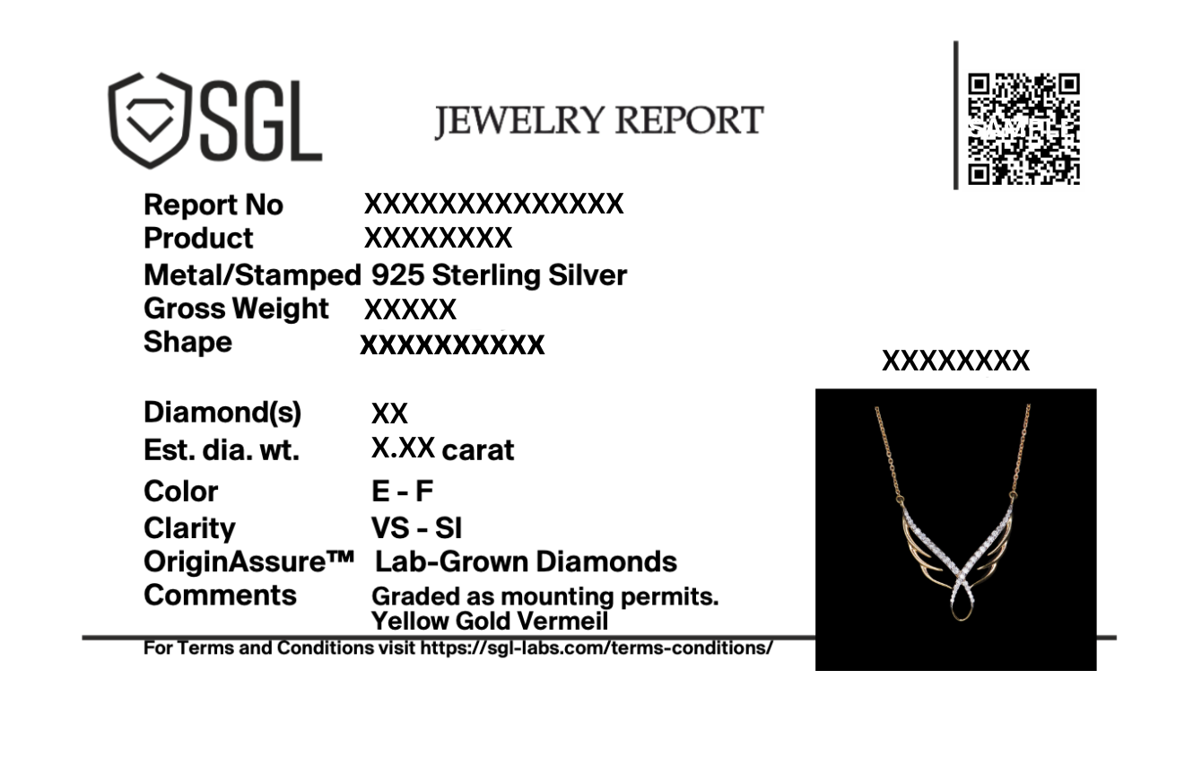 Angel's Embrace - Lab Diamond Necklace