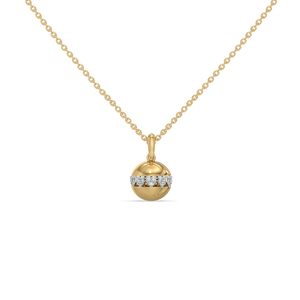 Eternal Heart Orbit - Lab Diamond Pendant Necklace