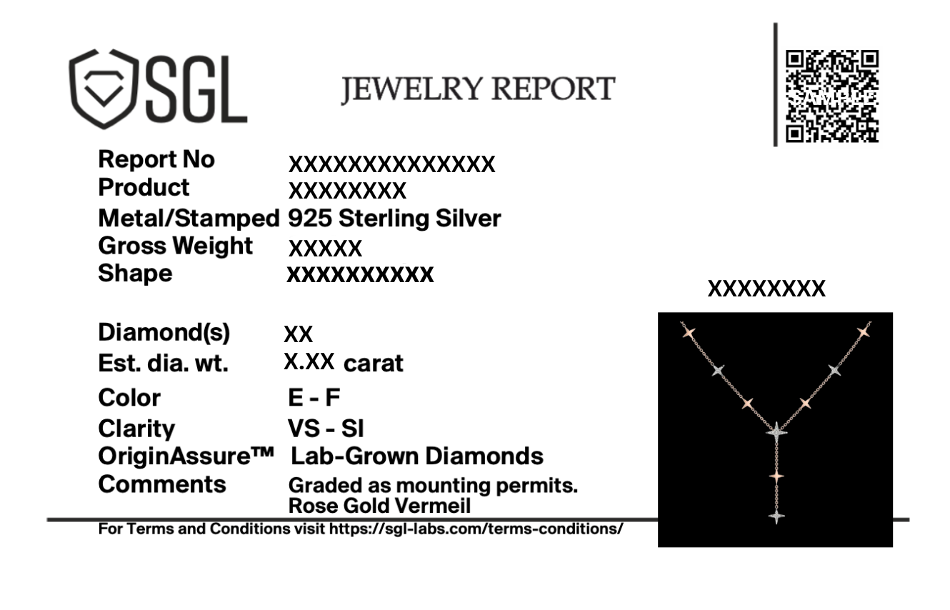 Starlight Sparkle - Lab Diamond Chain Necklace