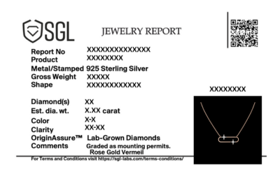 Certified Shooting Star - Lab Grown Diamond Necklace