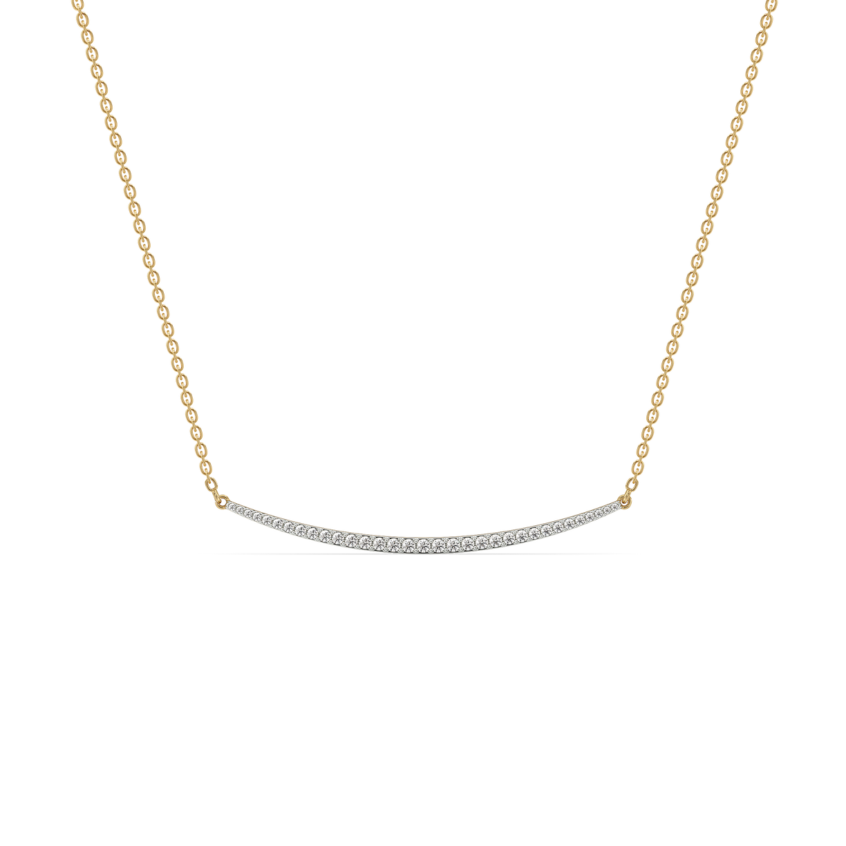 Eternal Heart Orbit Pendant - 18kt Gold Vermeil Lab Grown Diamond Necklace