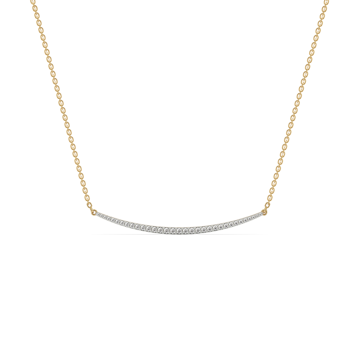 Eternal Heart Orbit Pendant - 18kt Gold Vermeil Lab Grown Diamond Necklace