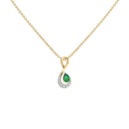 Melody of Emeralds Pendant Necklace