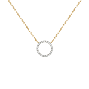 Halo - Lab Diamond Pendant Necklace
