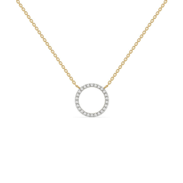 Halo - Lab Diamond Pendant Necklace