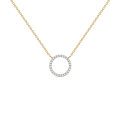 Halo - Lab Diamond Pendant Necklace