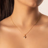Hexa Solitaire Gold Lab Grown Diamond Necklace - Lukson