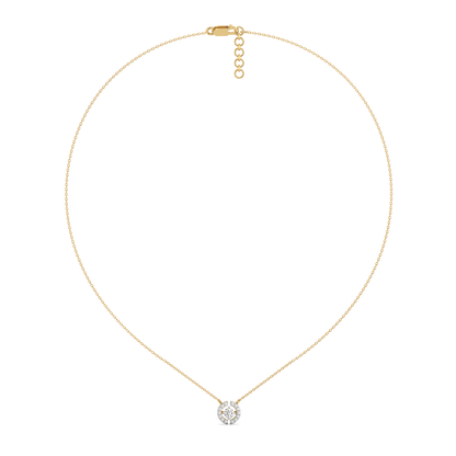 The Diamond Circle Solitaire Necklace