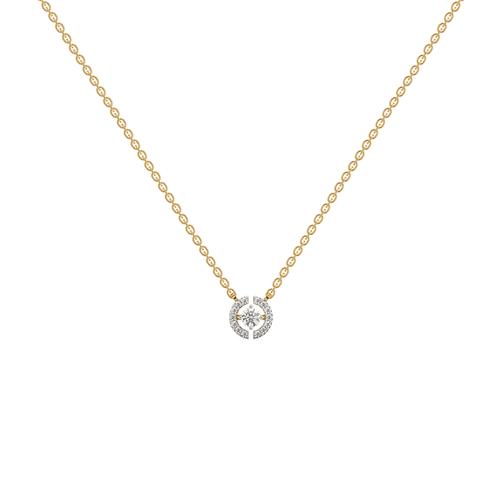 The Diamond Circle - Lab Diamond Solitaire Necklace