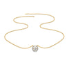 The Diamond Circle - Lab Grown Diamond Solitaire Necklace for Women - Lukson 