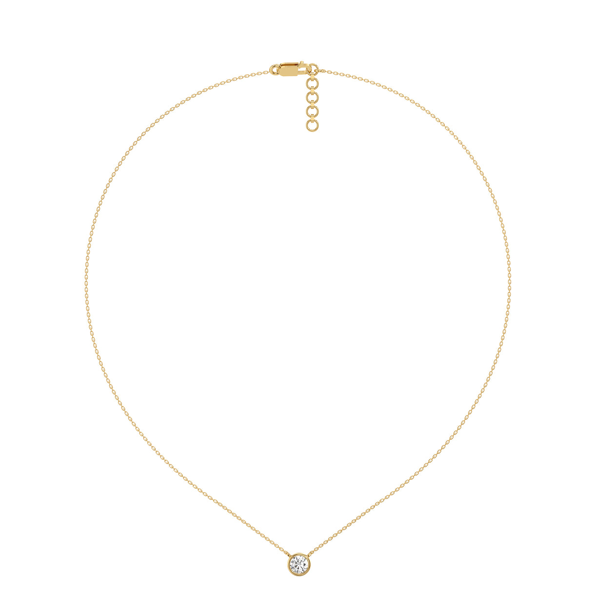 Eternal Shine - Lab Diamond Solitaire Pendant Necklace