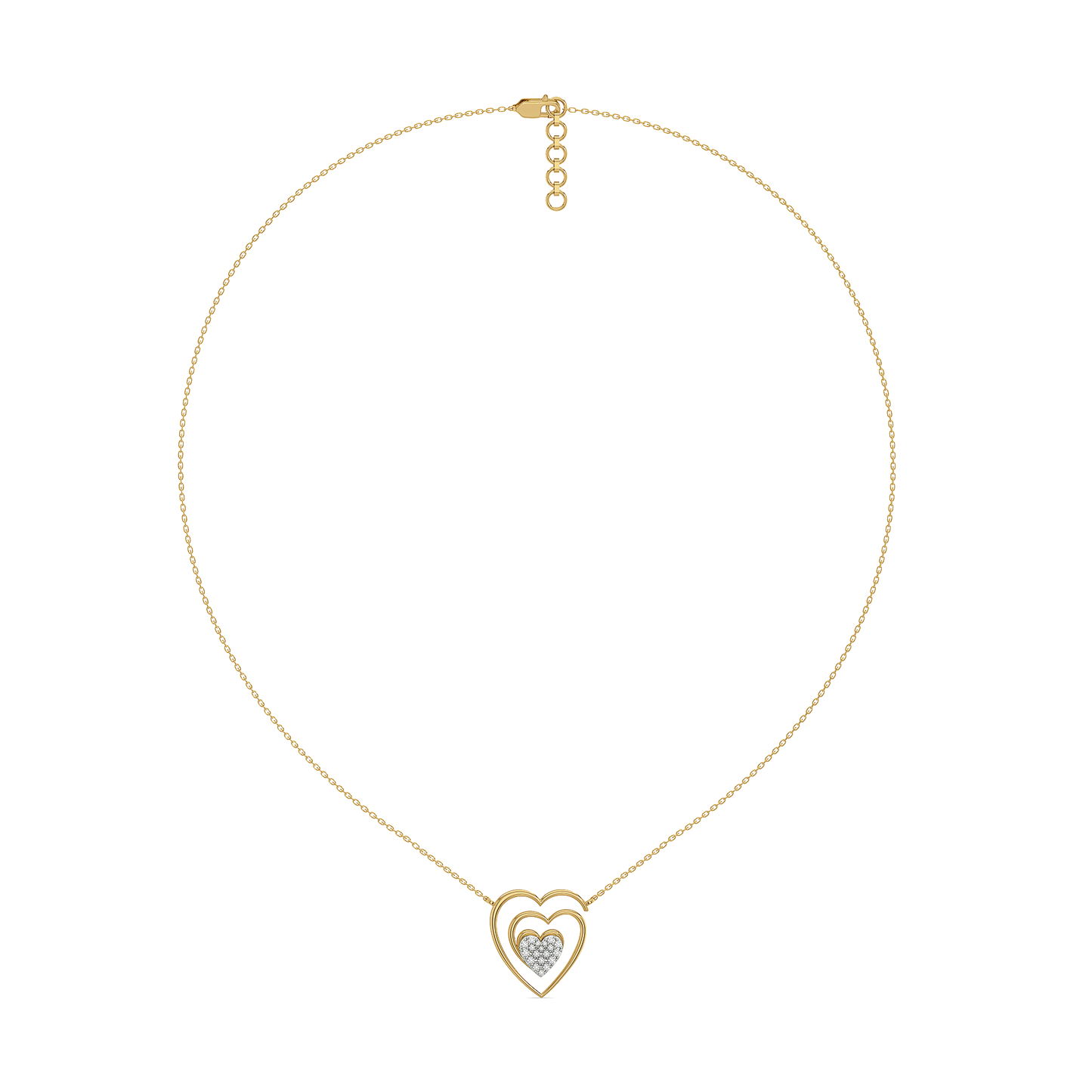 Timeless Loop - Lab Diamond Necklace