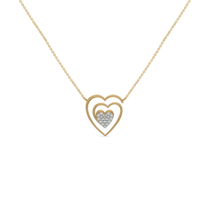 Timeless Loop - Lab Diamond Heart Necklace