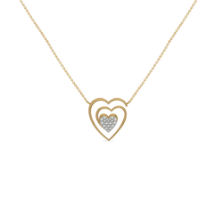 Timeless Loop - Lab Diamond Heart Necklace