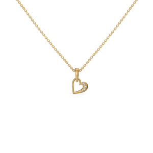 Hearts Unfold - Lab Diamond Pendant Necklace