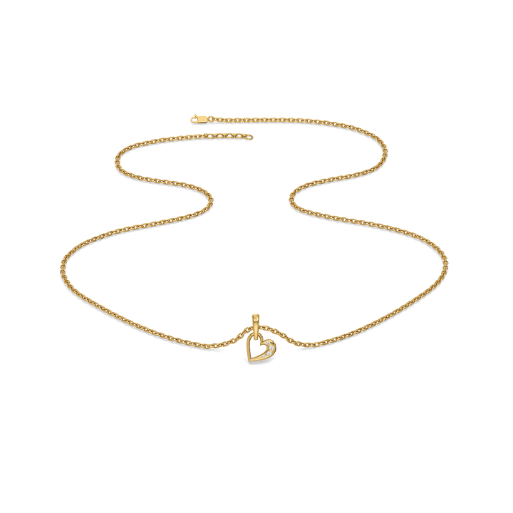 Hearts Unfold - Lab Diamond Pendant Necklace