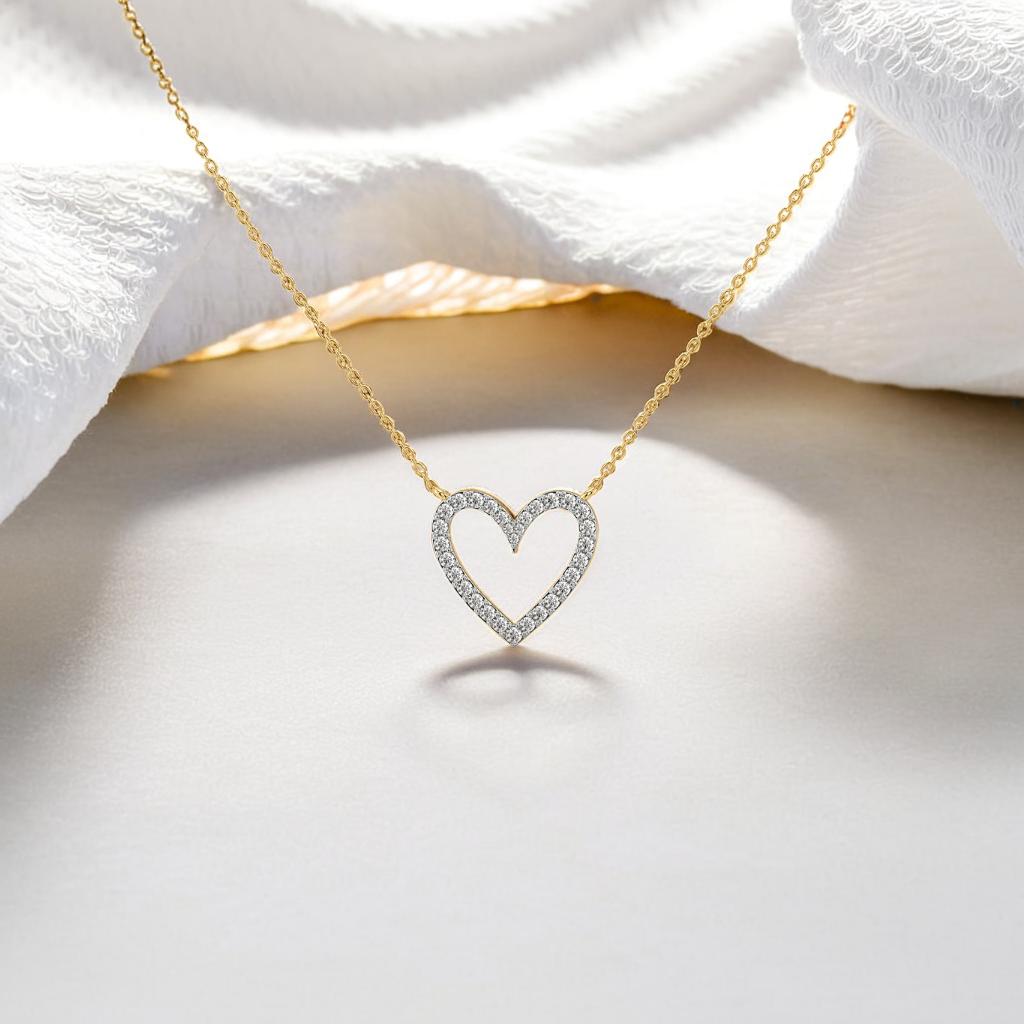 Everlasting Heart - Lab Diamond Necklace