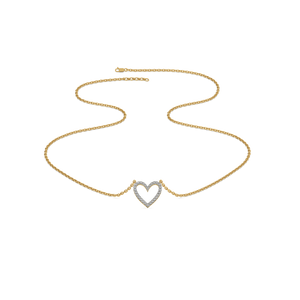 Everlasting Heart - Lab Diamond Necklace