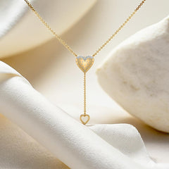 Promise Heart - Lab Diamond Pendant Necklace