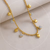Beating Heart Lab Grown Diamond Charm Necklace - Lukson 