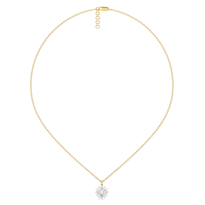 Day bloom - Lab Diamond Solitaire Necklace