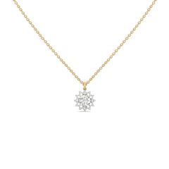 Day bloom - Lab Diamond Solitaire Necklace