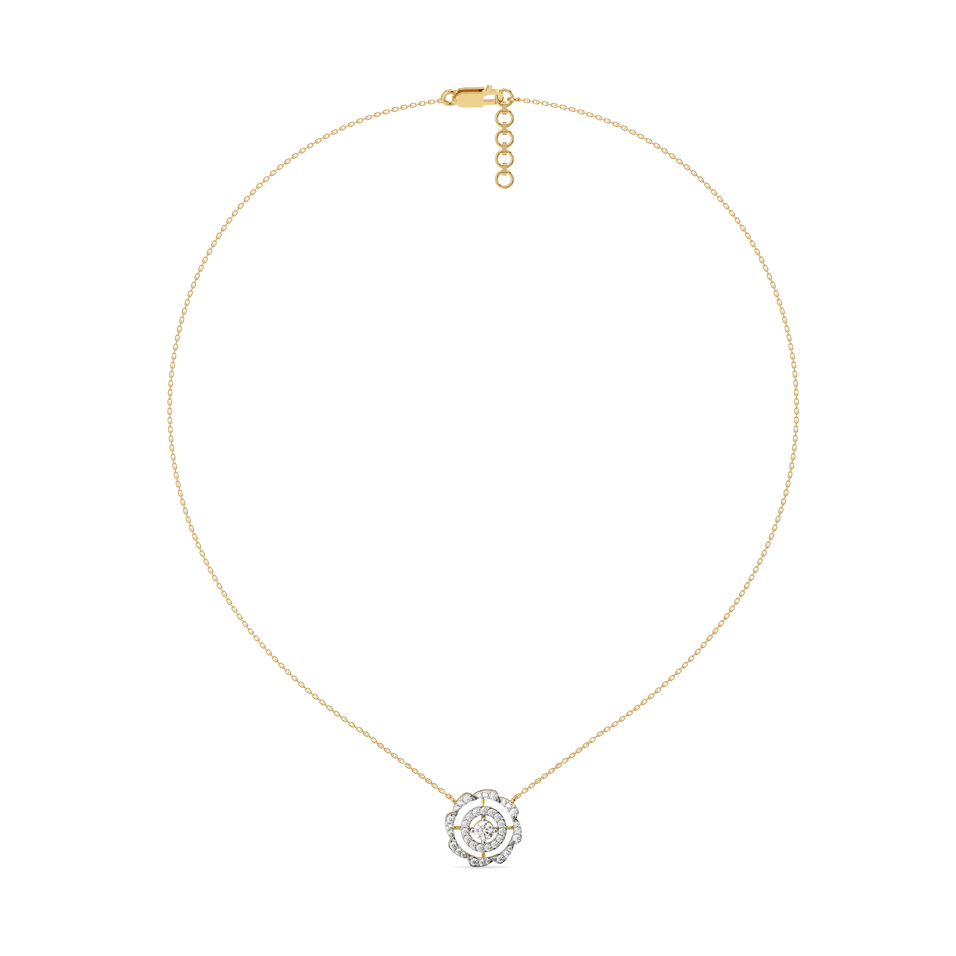 Stellar Shine – Lab Diamond Solitaire Necklace