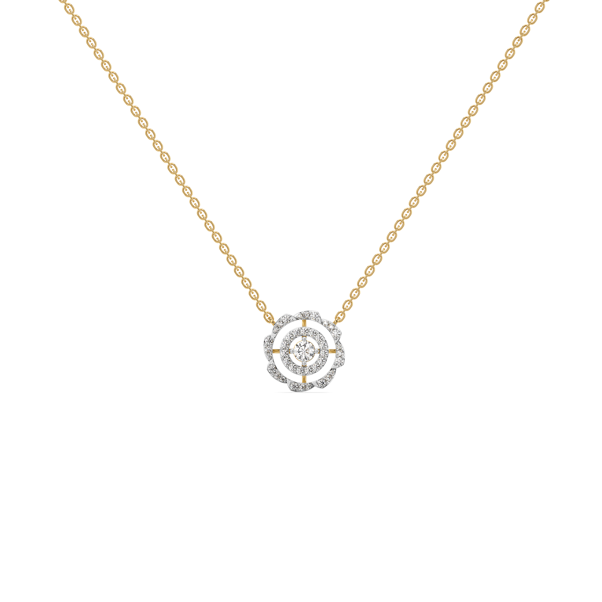 Stellar Shine – Lab Diamond Solitaire Necklace