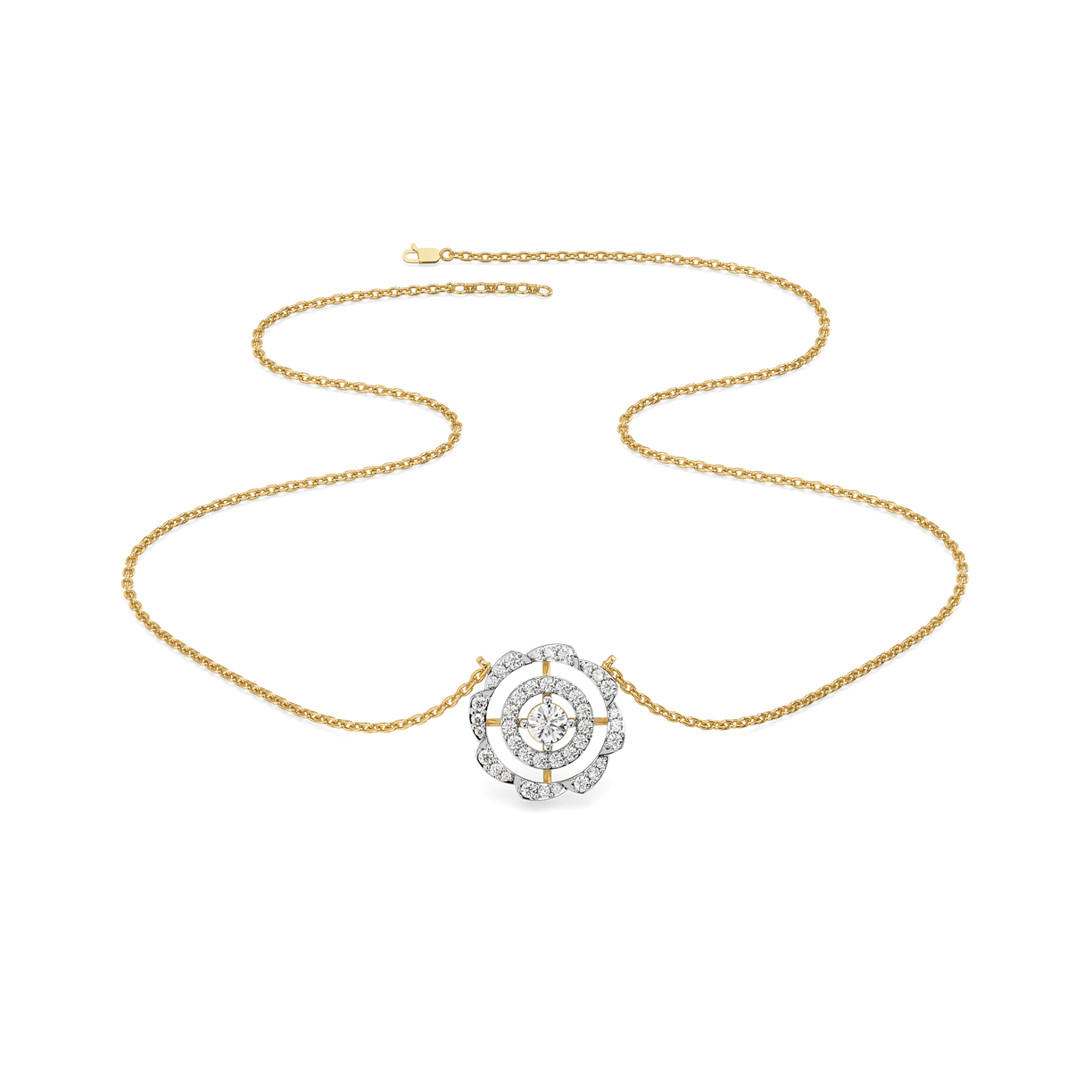 Stellar Shine – Lab Diamond Solitaire Necklace