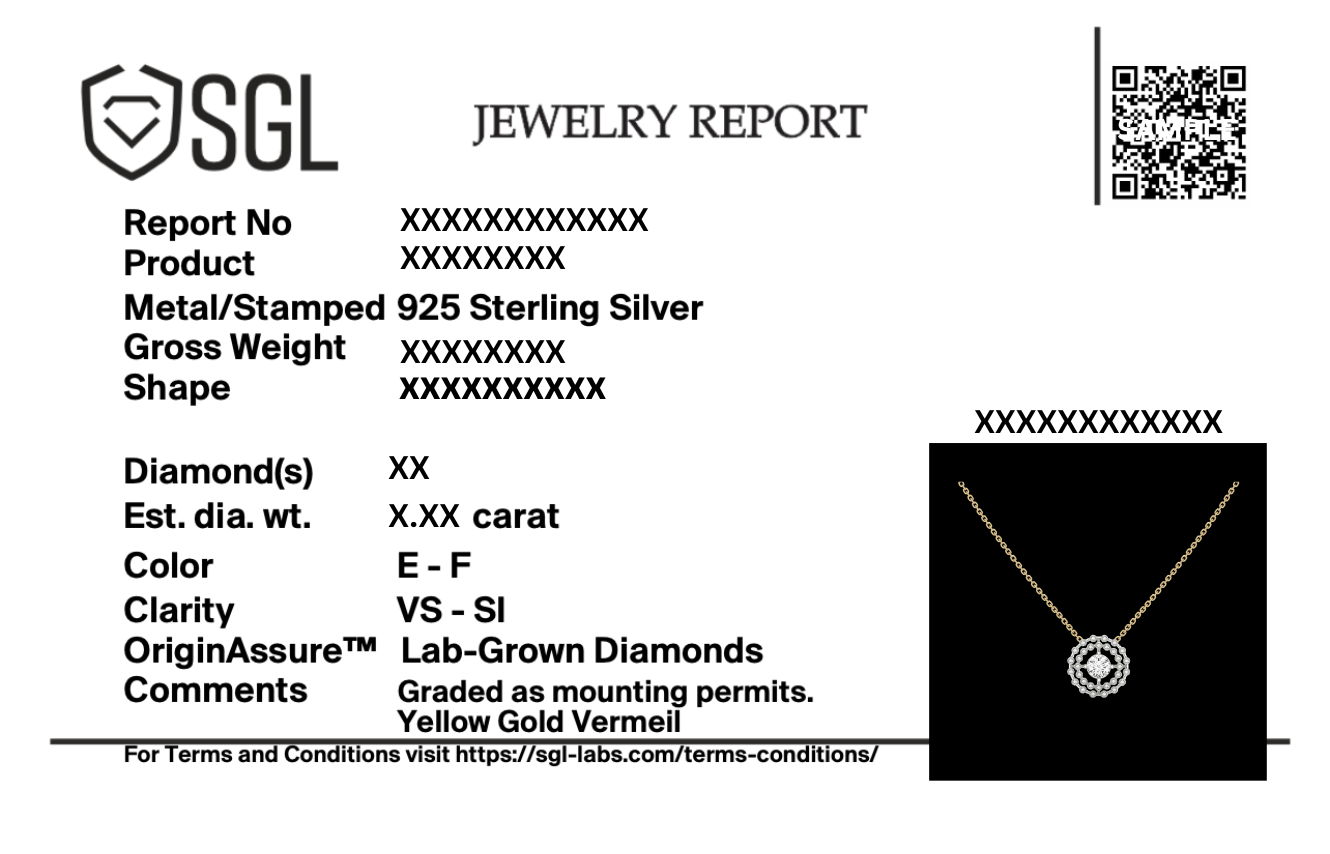 Rain-Dance - Lab Diamond Solitaire Necklace