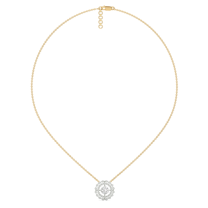 Rain-Dance - Lab Diamond Solitaire Necklace