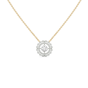 Rain-Dance - Lab Diamond Solitaire Necklace