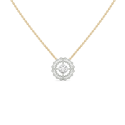 Rain-Dance - Lab Diamond Solitaire Necklace