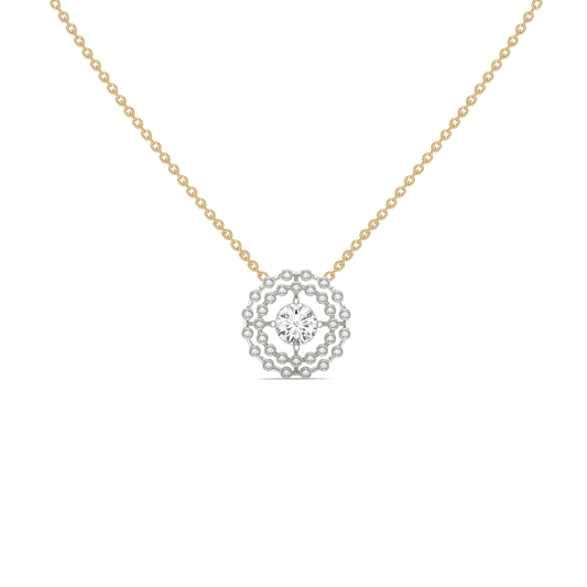 Rain-Dance - Lab Diamond Solitaire Necklace