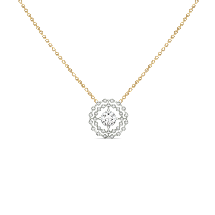 Rain-Dance - Lab Diamond Solitaire Necklace