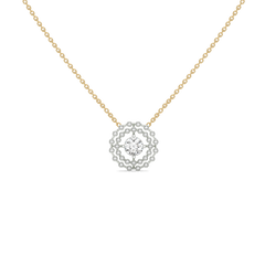 Rain-Dance - Lab Diamond Solitaire Necklace