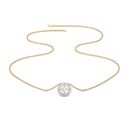 Rain-Dance - Lab Diamond Solitaire Necklace