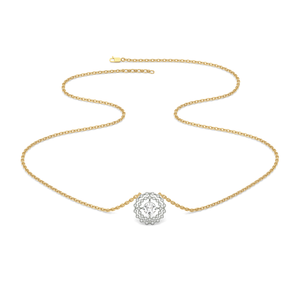 Rain-Dance - Lab Grown Diamond Solitaire Necklace for Women - Lukson